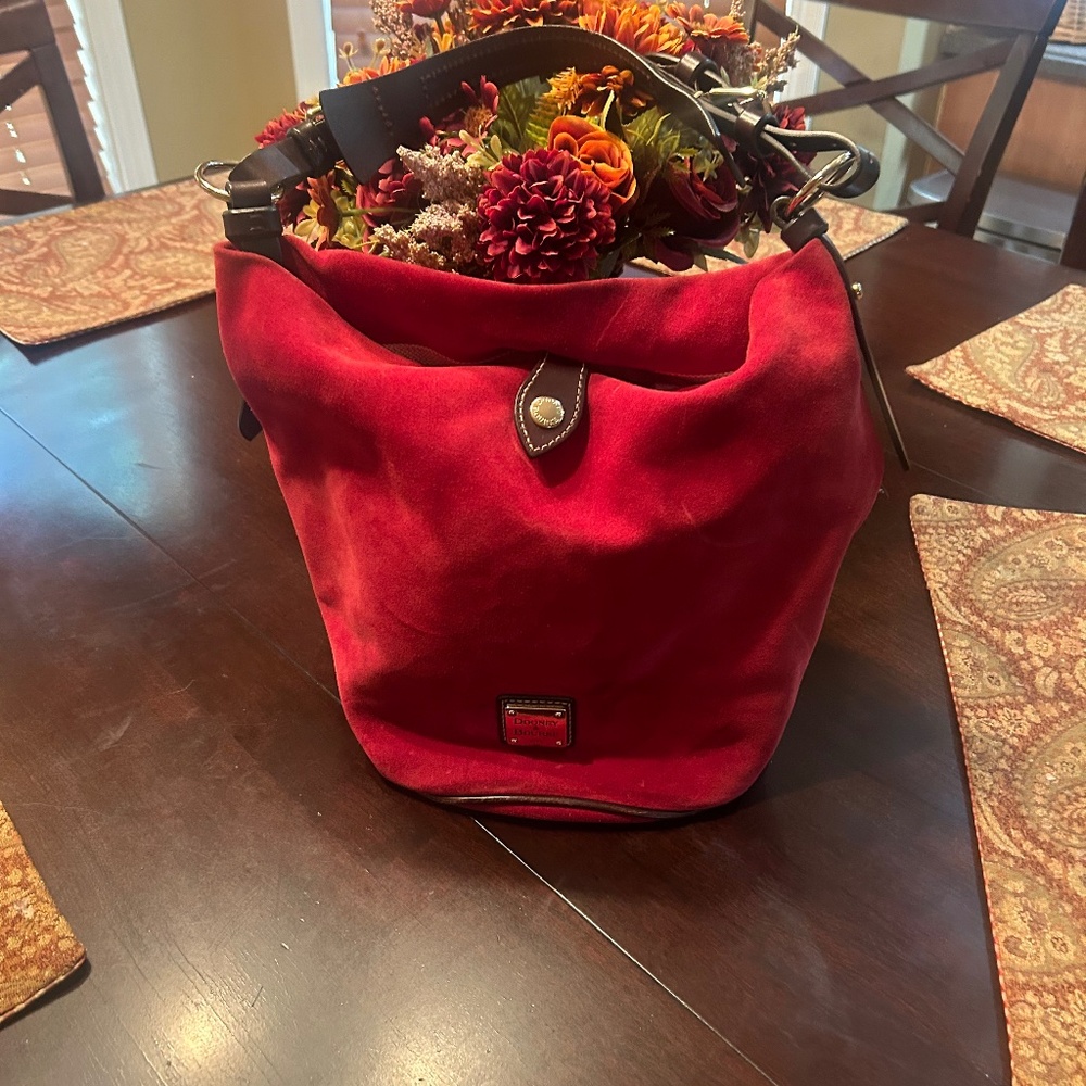 Dooney & Bourke Red Hobo Bag
